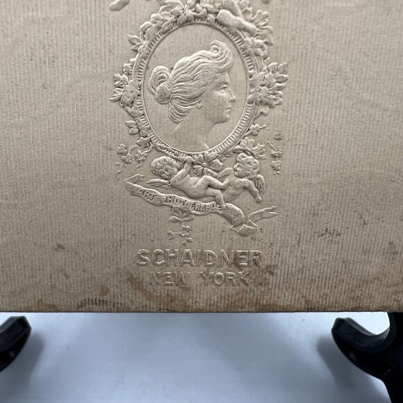 Antique Card Stock Mounted Black White 1800's Family Infant Child Photo - Picture 4 of 8